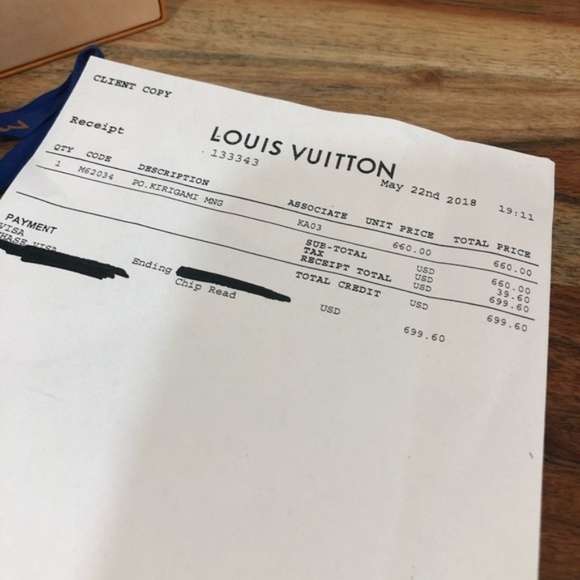 NWT Louis Vuitton Kirigami small wallet - Picture 7 of 8